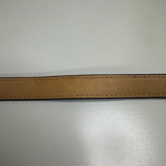 Coach Blue Wraparound Leather Bracelet with a Silver Plated Turnlock - Picture 10 of 13